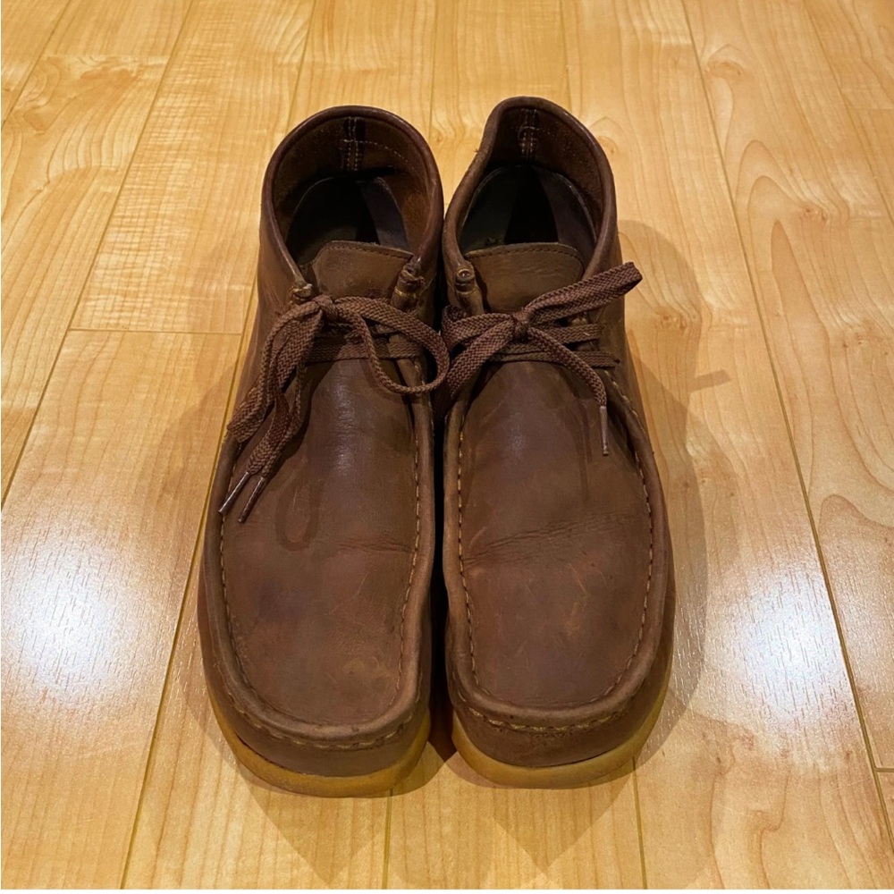 Clark Wallabees Women's Brown Leather Chukka Boots